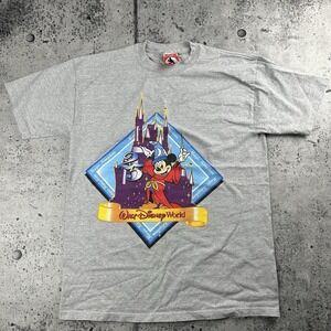 Vintage 1990s Walt Disney World 25th Anniversary T Shirt Epcot Large